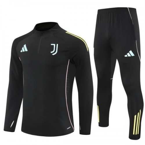 Juventus Trenings Collegegenser 2025-26 Kvart-Zip Svart - Herre Juventus Trenings Collegegenser 2025-26 Kvart-Zip Svart - Herre